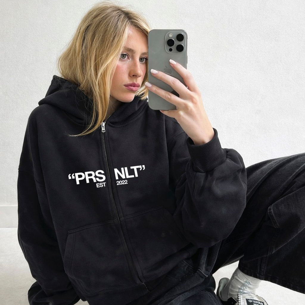 DOUBLE ZIPPER "PRSNLT"